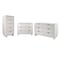 Manhattan Comfort Granville White 5-Drawer Tall Dresser, 3-Drawer Standard Dresser and 6-Drawer Double Dresser GRAN031 - alternate 10